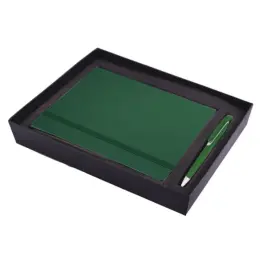 Flexi Notebook & Pen Set Bottle Green September 2025